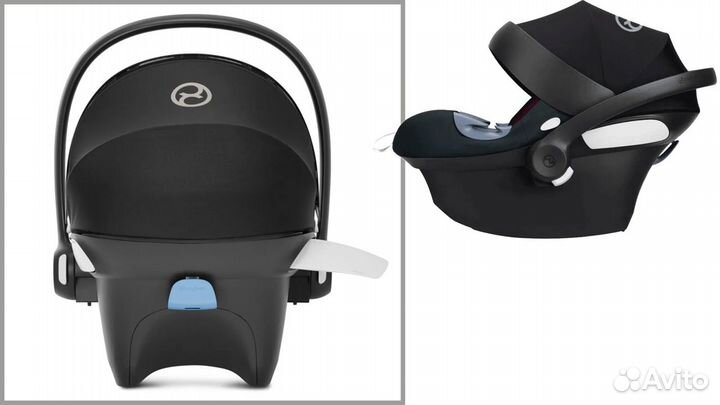 Автолюлька Cybex Aton M i-Size 0+/адаптер на шасси