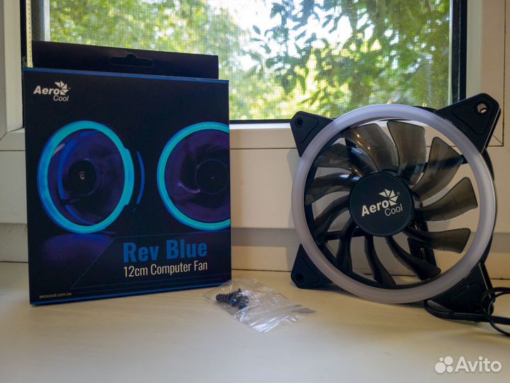 Вентилятор для пк Aerocool rev blue