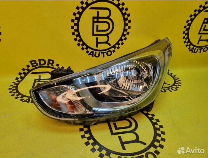 Фара левая Hyundai Solaris 2011