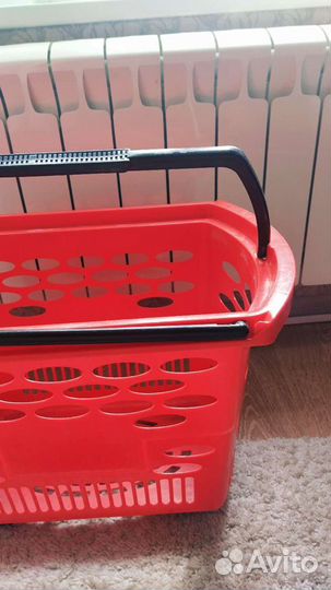 Корзина продуктовая тележка на колесиках