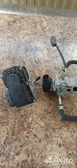 Дроссель и клапан EGR на двс 1nzfe toyota