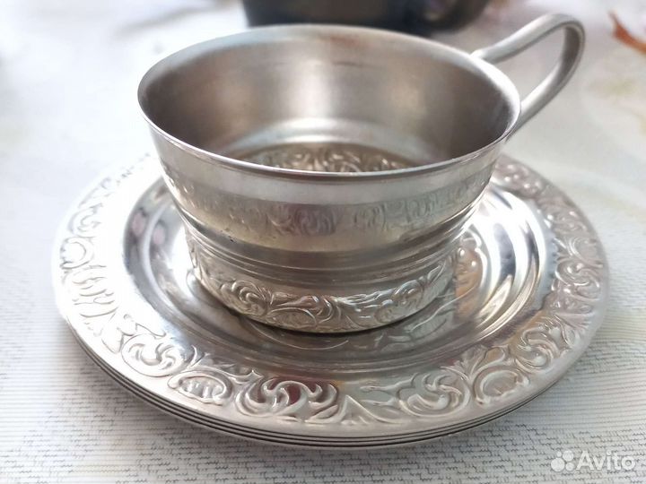 Подстаканник мнц (мельхиор СССР)