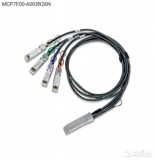 Разветвляющий кабель Mellanox MCP7F00 qsfp28 (100Г