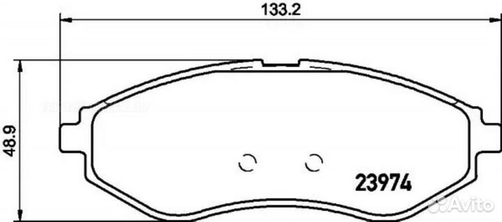 Nisshinbo NP6027 Колодки тормозные дисковые перед