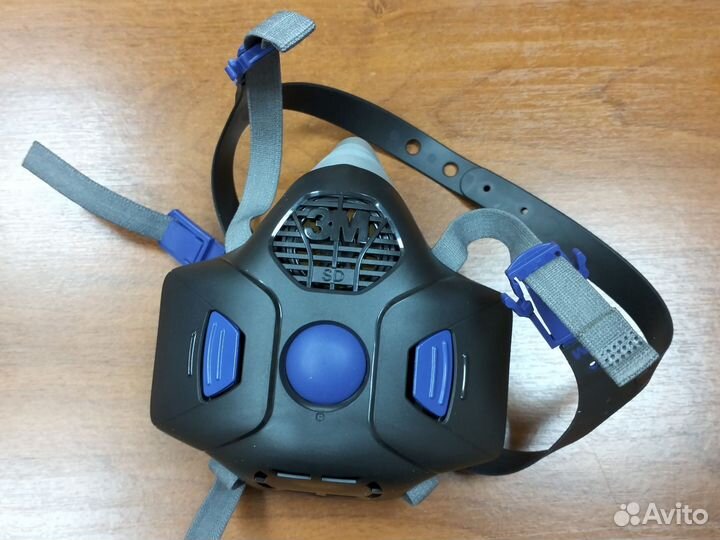 Полумаска 3м HF-802SD c фильтрами