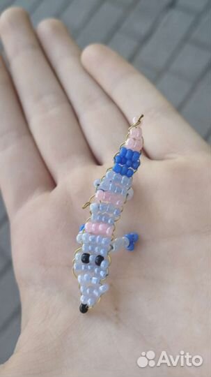 Корова из бисера