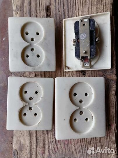 Розетки и выключатели СССР