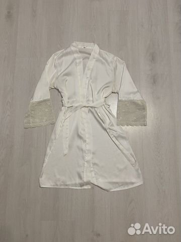 Шелковый халат для невесты