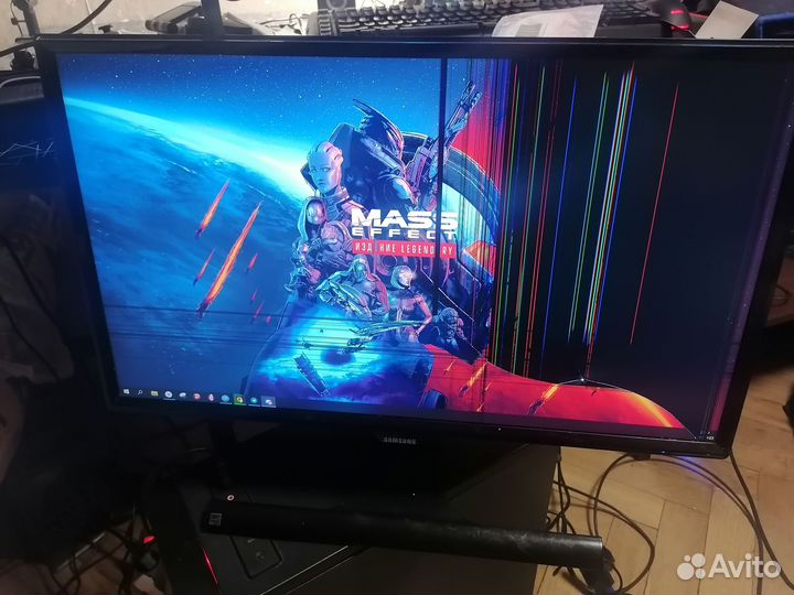 Монитор Samsung ls24e390hl на ремонт или запчасти