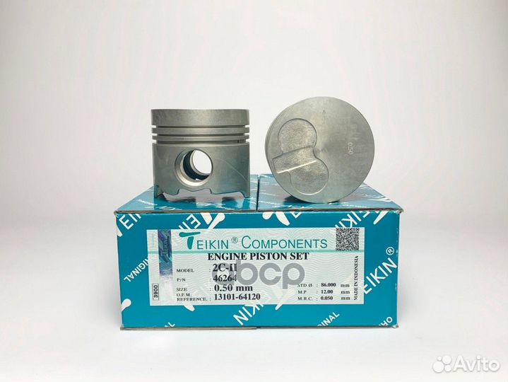 Поршни (к-т 4 шт) toyota lite/town ACE 2C-T 92