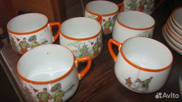 Сервиз первомайская рыбинская фабр. фарфортрест
