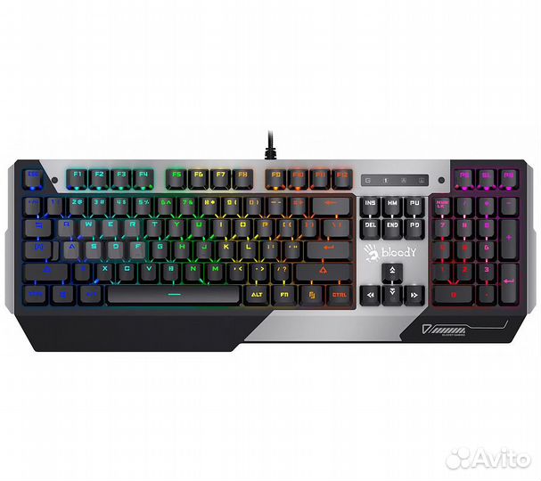 Механическая клавиатура A4Tech Bloody B865N, серый
