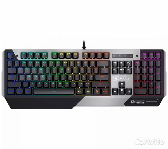 Механическая клавиатура A4Tech Bloody B865N, серый