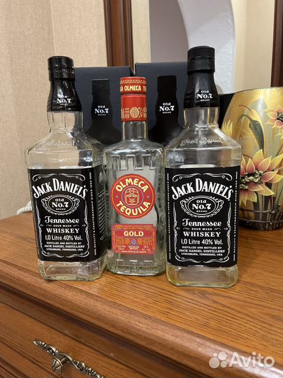 Стеклянная бутылка 1 л