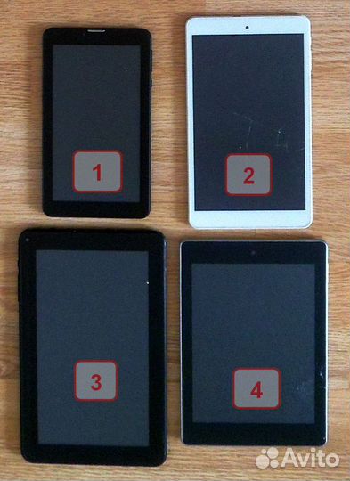 4 рабочих планшета одним лотом