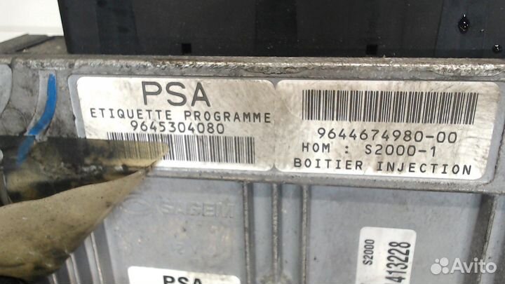 Блок управления двигателем Peugeot 406, 2002