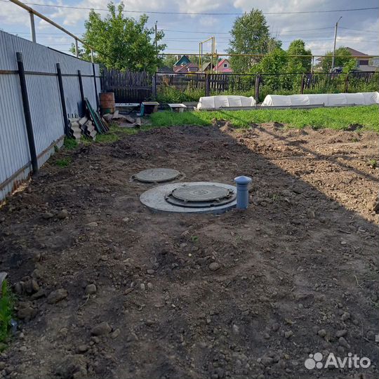 Устоновка шамбо, выгребных ям, автономных станции