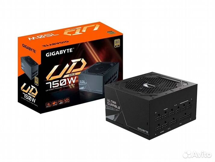 Блок питания gigabyte UD750GM, 750 Вт, GP-UD750GM