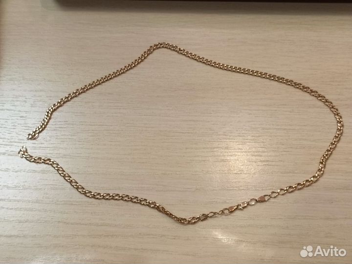 Цепочка золотая мужская 585 бу