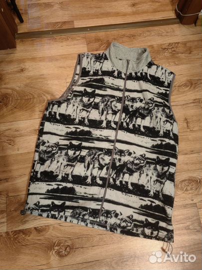 Atlas for men жилет с волками