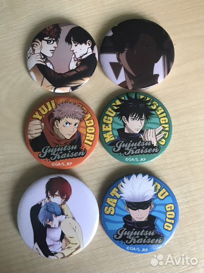 Значки с аниме