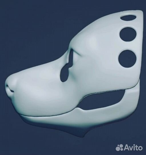 Собака реалистик основа для фурсьюта