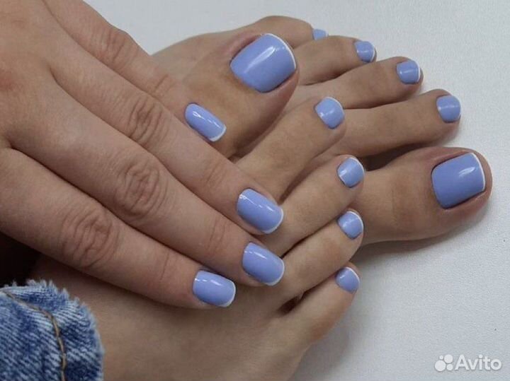 Маникюр, педикюр смарт, гельлак, наращивание ног