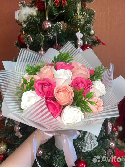 Букет цветов из мыла