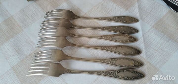 Столовые приборы мельхиор СССР