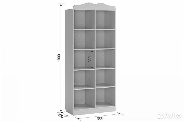 Стеллаж в детскую