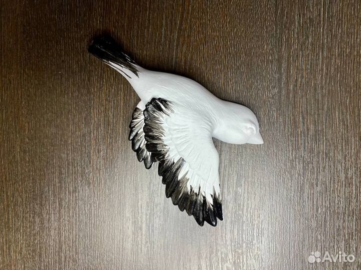 Барельеф из гипса Карта Мира Белая