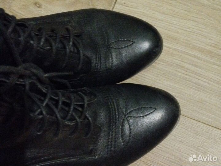 Женские ботинки Zenden 38р,кожа. Отлично. сост