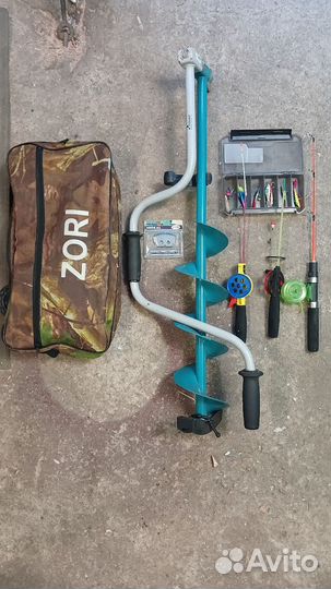 Бур для зимней рыбалки и снасти