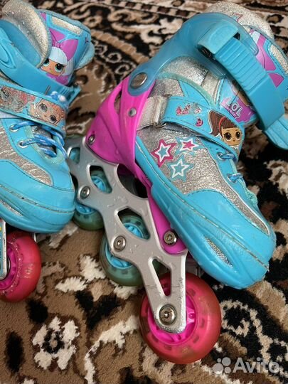 Ролики раздвижные р. 30-33