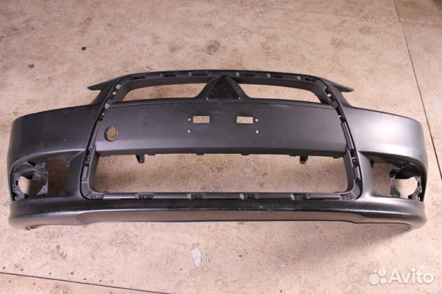 Mitsubishi Lancer 10 бампер передний рестайлинг по