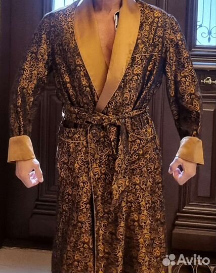 Мужской шёлковый халат Zilli оригинал