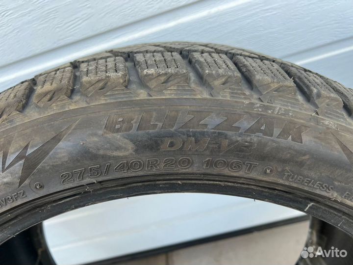 Bridgestone Blizzak DM-V3 275/40 R20 и 315/35 R20 110T