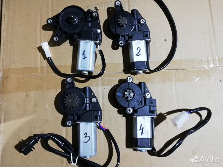 Моторедукторы стеклоподъемников