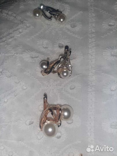 Серьги медицинский сплав