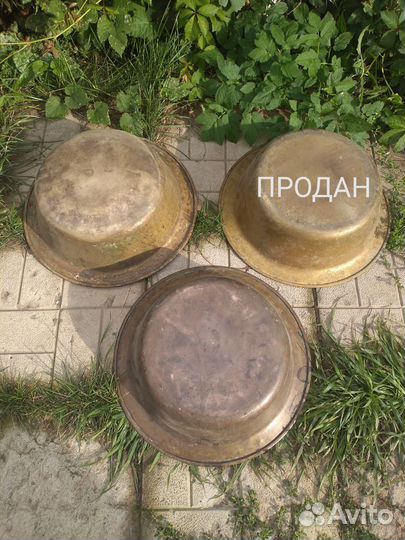 Медный таз 10л