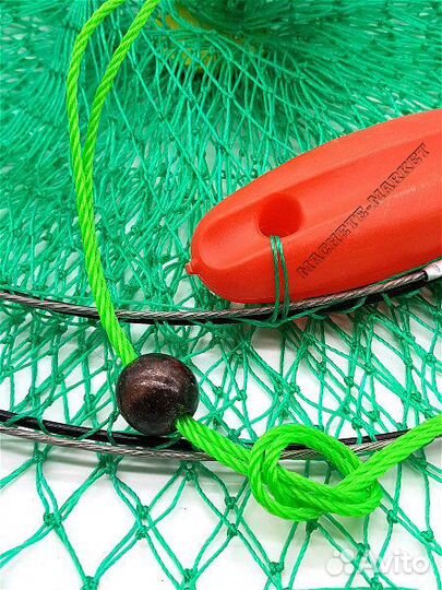Садок рыболовный с поплавками