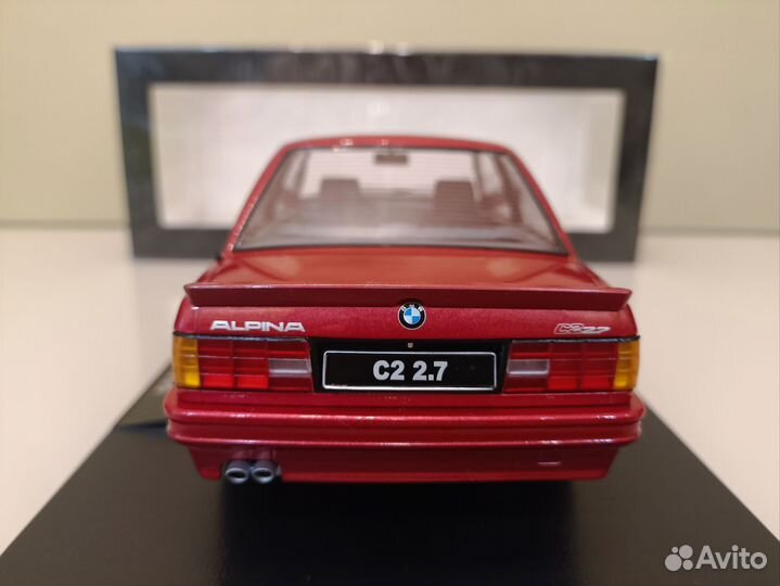 BMW Alpina C2 (E30) 1988 г. Красный 1:18