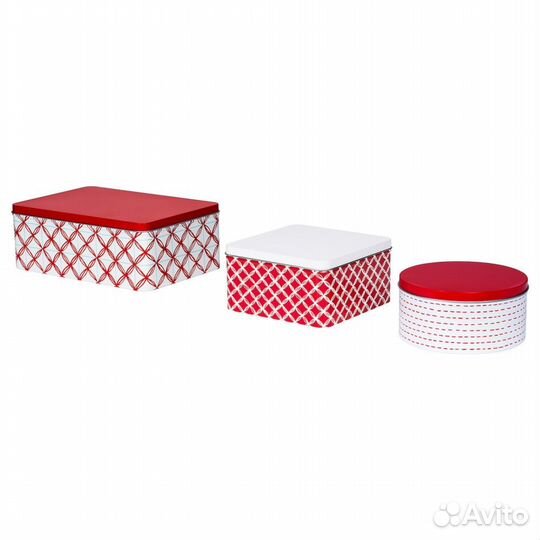 Винтерфест Набор ёмкостей 3шт Икея