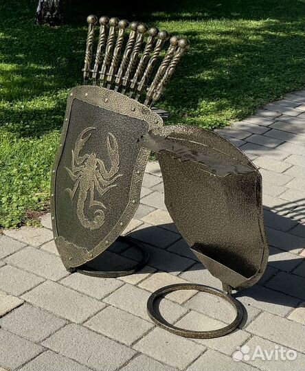 Щит - подставка для шампуров