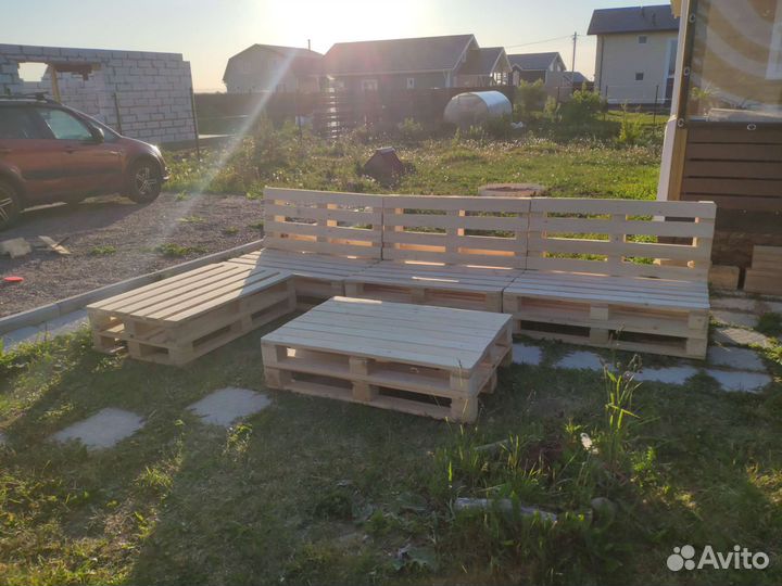 Мебель в из поддонов