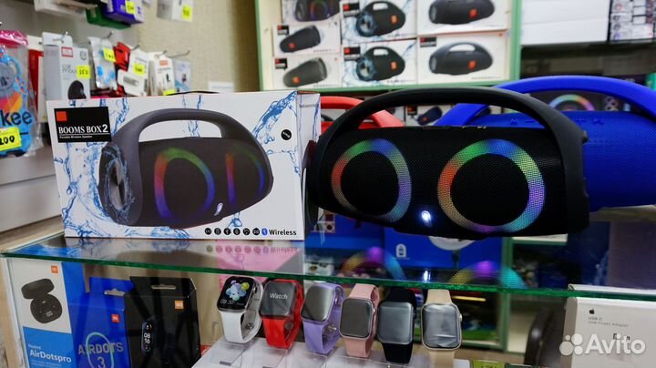 Колонка джибиэль бумбокс 2 Big Ярко-Глянцевая RGB