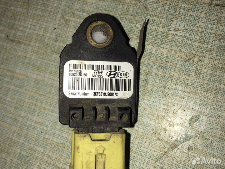 Датчик удара киа рио 3 Хендай солярис