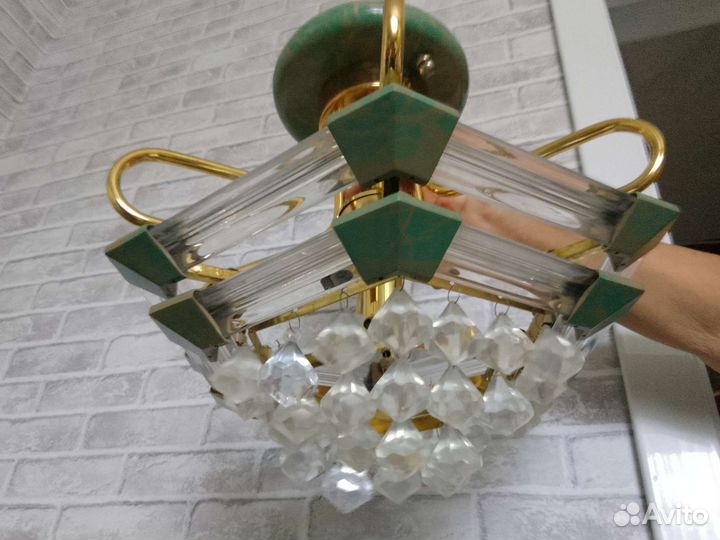 Люстра, 3штуки, винтаж