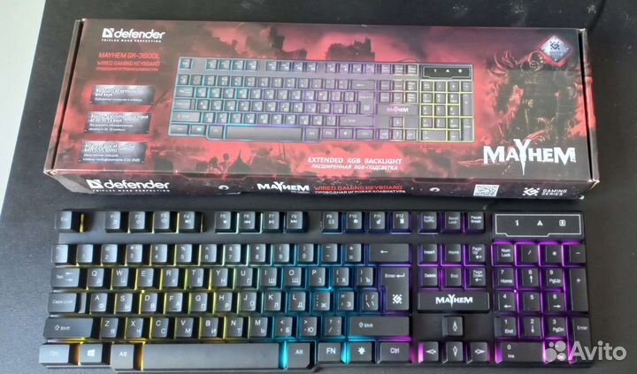Игровая клавиатура defender Mayhem