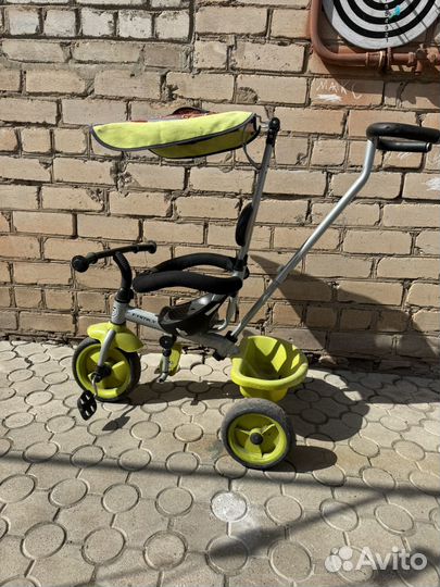 Велосипед с родительской ручкой